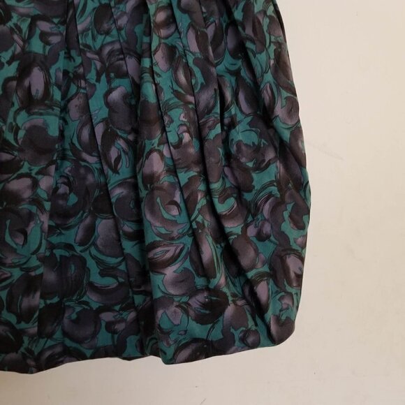 Anna Sui by Anthropologie Floral Tulip Silk Skirt - Picture 4 of 8